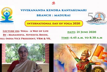 International Day of Yoga at VK Madurai