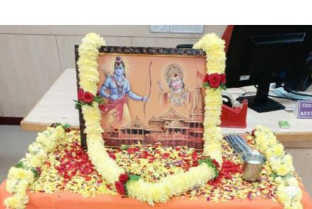 Sri Ram Mandir Prana Pratishta Celebration at Bengaluru