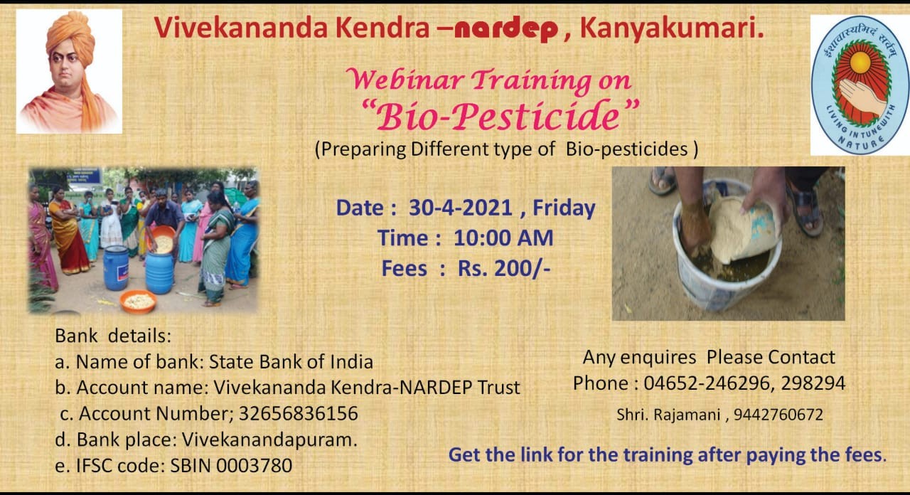 Training on Bio-Pesticides 
