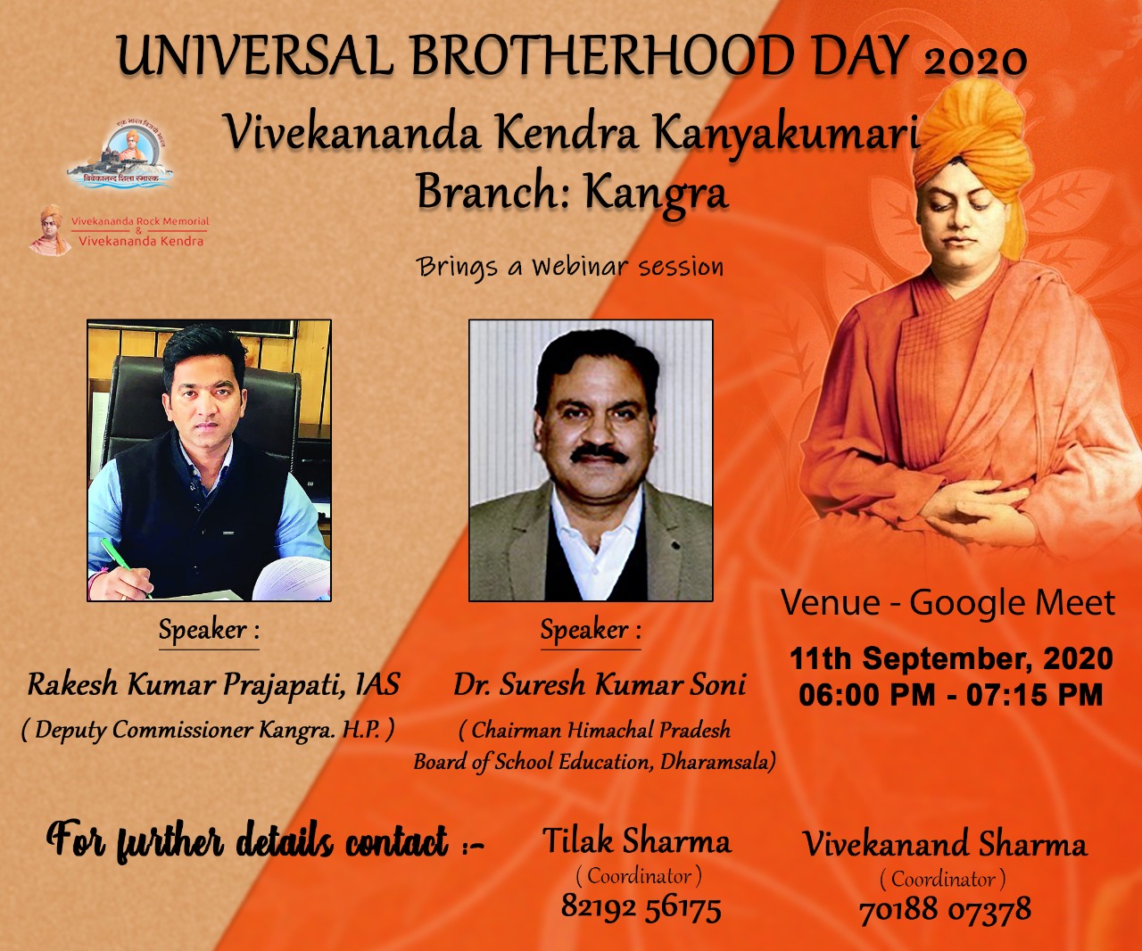 Universal Brotherhood Day - 2020 - Kangra