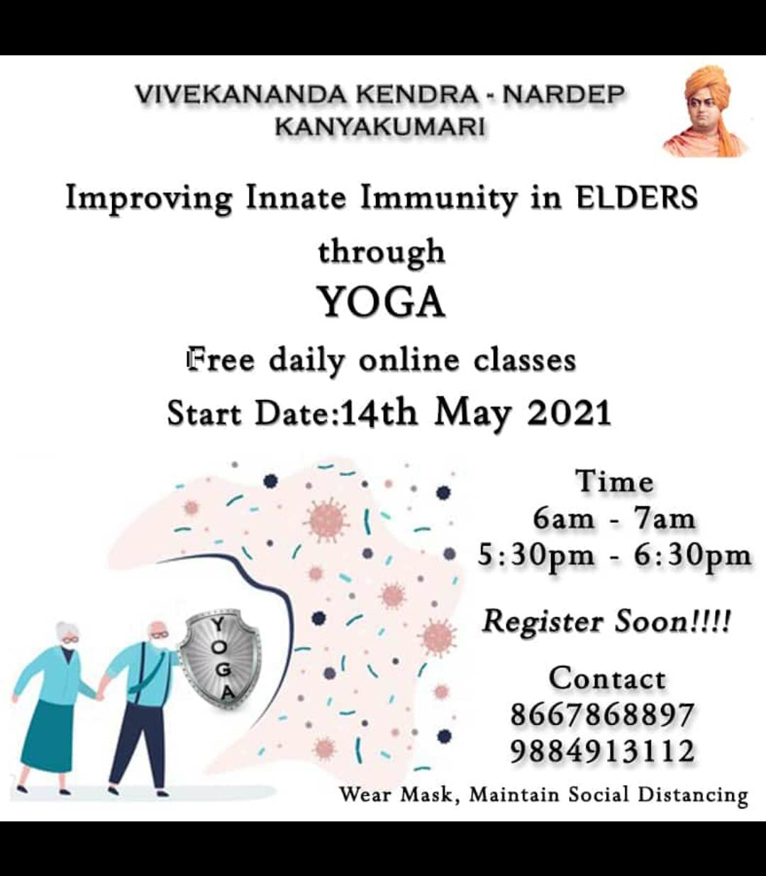 Improving Innate Immunity in Elders Through Yoga - NARDEP