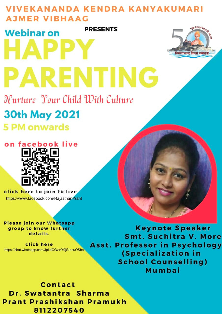 Happy Parenting - Webinar - Ajmer