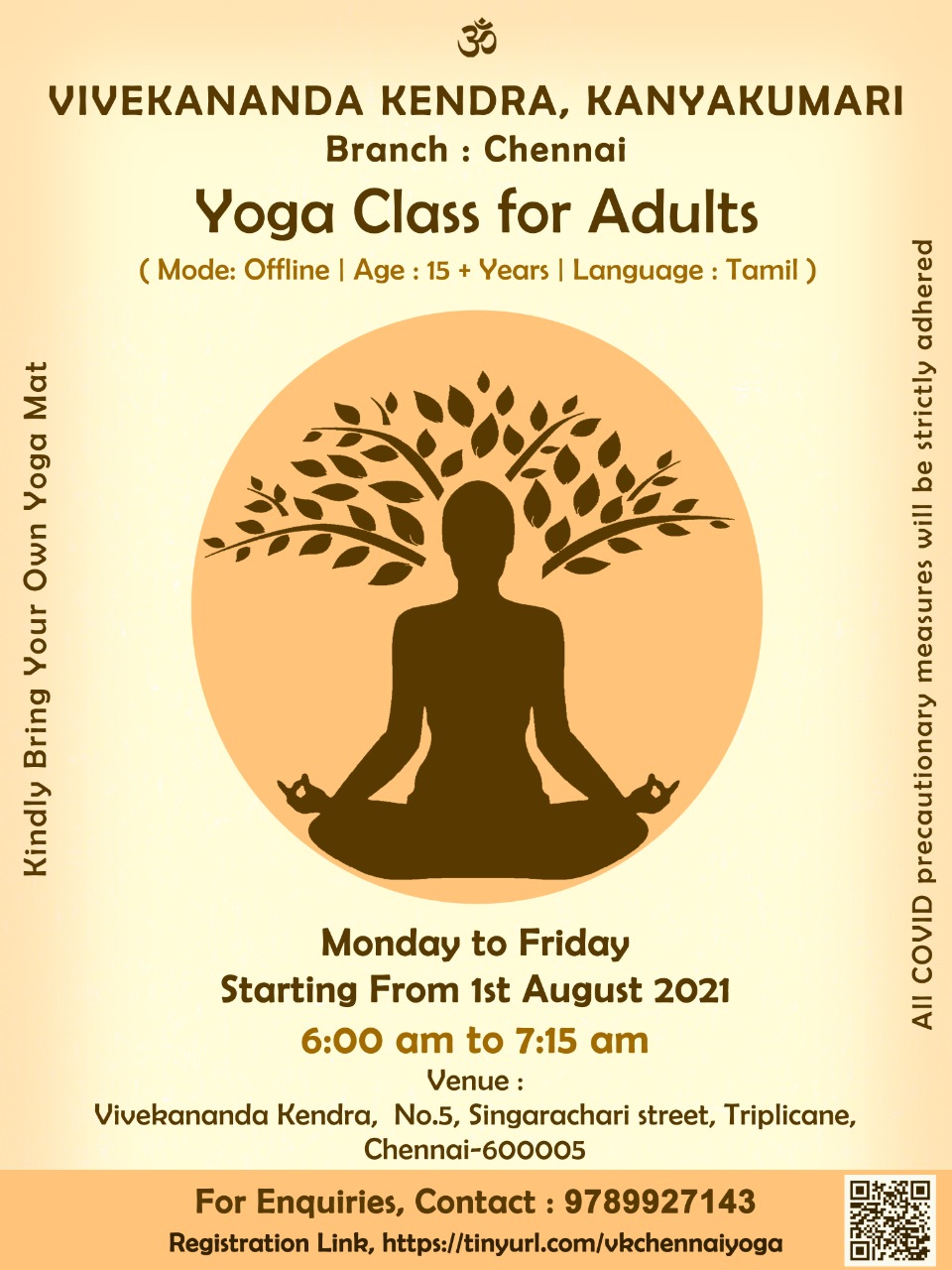 Yoga Classes for Adults - Chennai