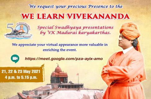 We Learn Vivekananda - invitation