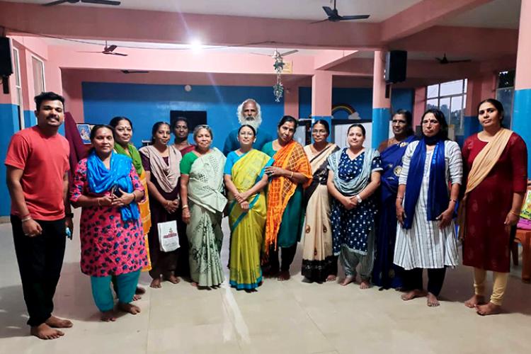 Participants of Yoga Satra at Thiruvananthapuram, July 2023