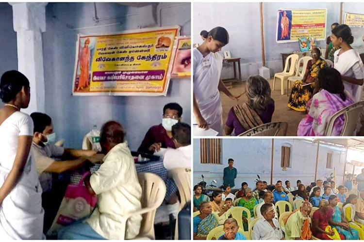 Glimpses from Free Eye Check-up Camp at Thiruchendur