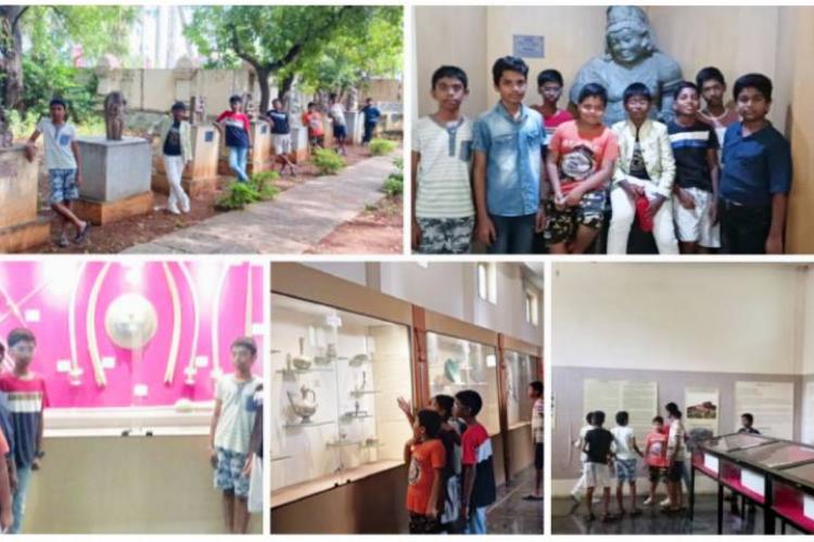 Kurnool Samskar Varga students visited Kurnool Museum