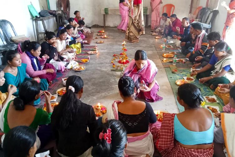 Deepa Puja at Anandalayas in Amarpur