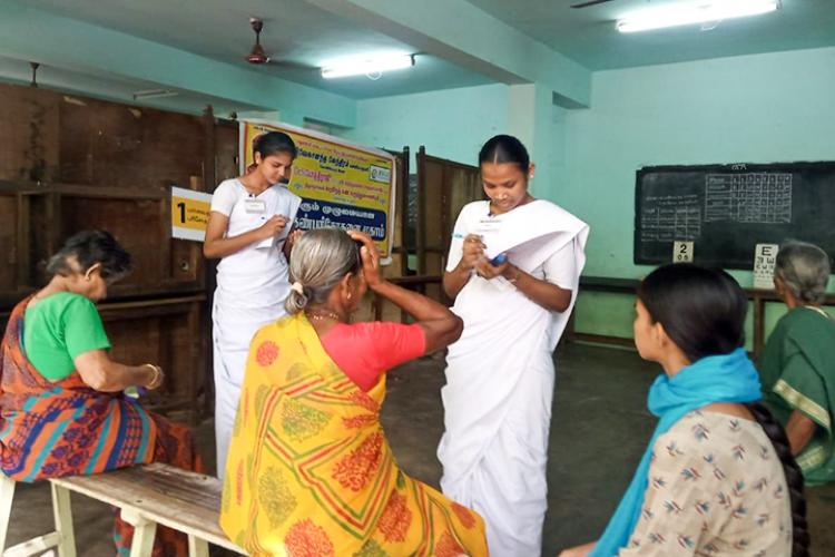 Free Eye Check-up Camp at Sankarankovil