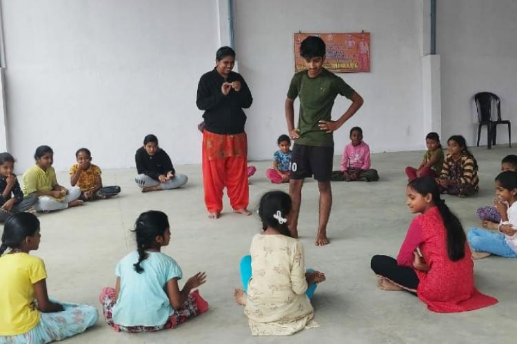 Game session in Samskar Varga at Hanumanalu