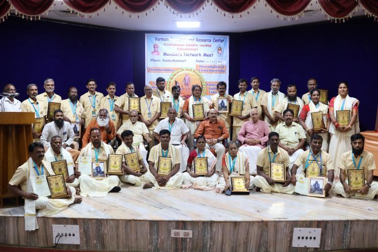 VK–NARDEP’s Varma Chikitsa Course Completion Ceremony Held in Kanyakumari