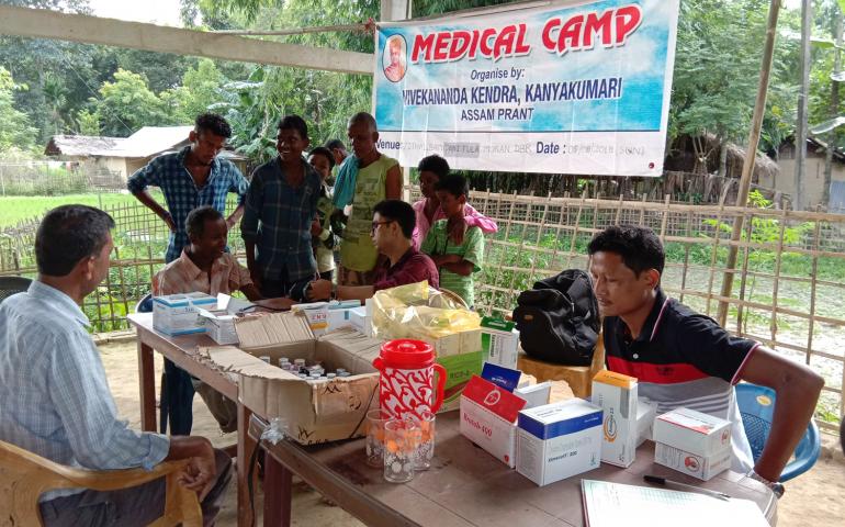 Medical Camp at Moran