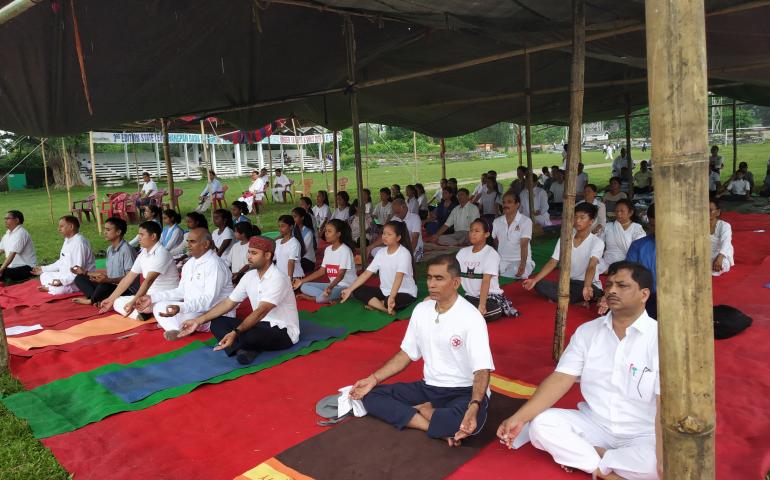 International Day Of Yoga 2019 celebrated at Arunachal Pradesh