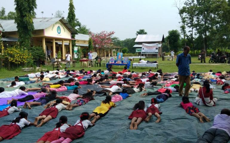 International Day Of Yoga 2019 celebrated at Assam