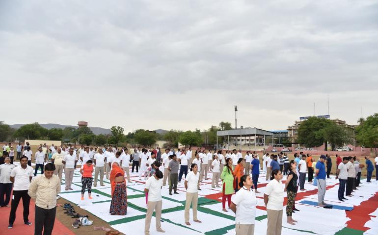 International Day Of Yoga 2019 Celebrated at Rajasthan