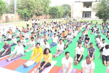 INTERNATIONAL YOGA DAY CELEBRATION RAJASTHAN PRANT 2018