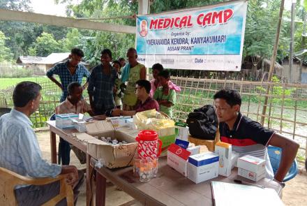 Medical Camp at Moran