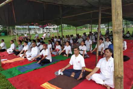 International Day Of Yoga 2019 celebrated at Arunachal Pradesh