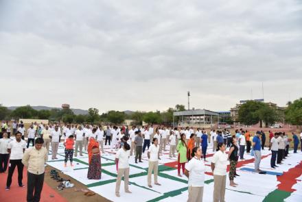 International Day Of Yoga 2019 Celebrated at Rajasthan