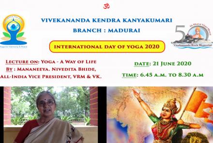 International Day of Yoga at VK Madurai
