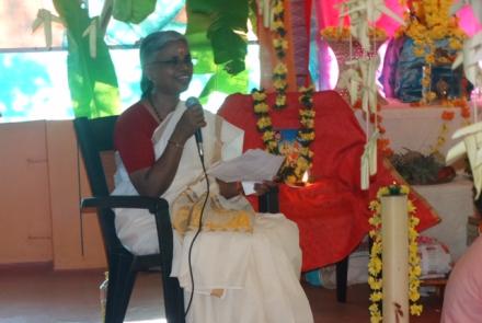 Ma.Radha Didi presided & guided programme