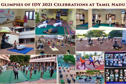 Glimpses of IDY Celebrations at Tamill Nadu