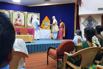 Lighting the Lamp by Mann.Bhanudasji, General Secretary of VRM & VK.