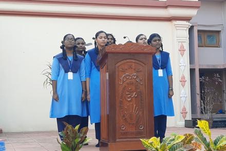 Song by students of VKV, Kanyakumari.