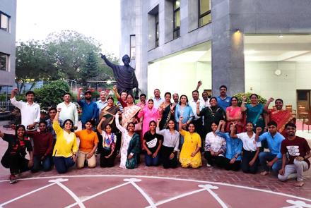 Participants of the Parivar Milan at Chanakya Center