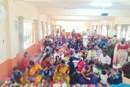 Vidyarambha Ceremony at VKV Kallubalu