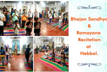 Bhajan Sandhya & Ramayana recitation at Hebbal