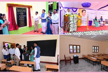 Glimpses from Inauguration of 8 New Classrooms for VKZPV at Ferrargunj