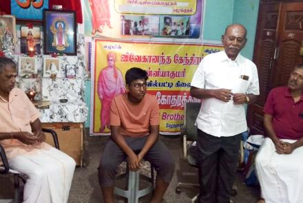 Grocery Items Distributed to Elderly people at Kovilpatti