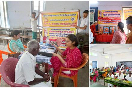 Glimpses from Free Eye Check-up Camp at Kallidaikurichi