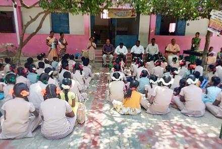 Programme during Cultural Competitions at Thiruvenkadam, Tenkasi