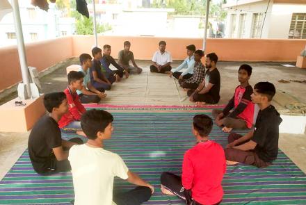 Discussion at Youth Motivational Workshop at Balasore