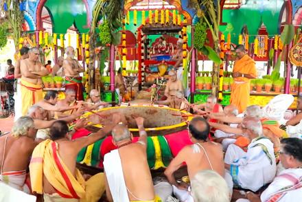 Sri Maha Rudra Shata Chandi Yagna at Vivekananda Kendra campus in Kanyakumari