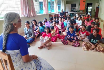 Session during Kishori Vikas Shibir at Thiruvananthapuram