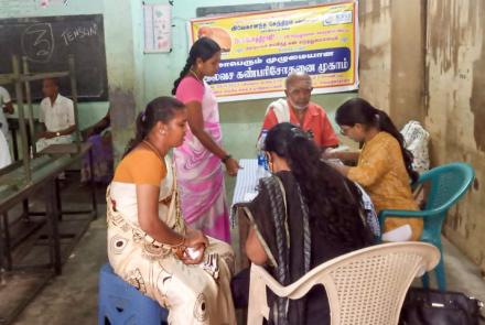 Free Eye Check-up Camp at Sankarankovil