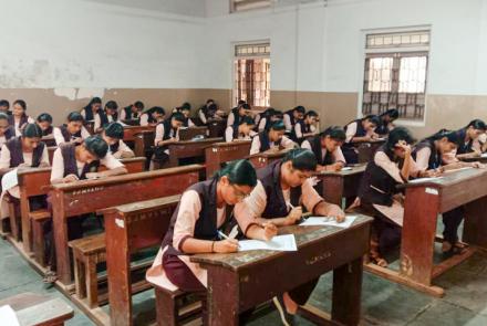 Participants of Swadhyaya Competitions at Hubli