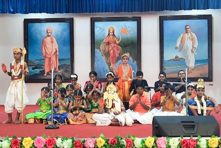 Cultural programmes during Annual Day at VKV Kanyakumari