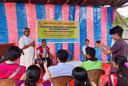 Bhoomi Puja at Tezu