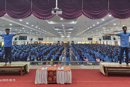 International Day of Yoga Celebration at VKV Kanyakumari