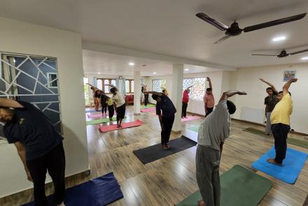 International Day of Yoga Celebration at Wellness Yoga Path Centre in Jalahalli