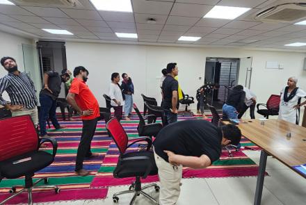 International Day of Yoga Programme at Hebbal 01