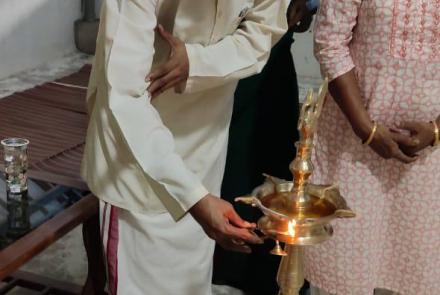 International Day of Yoga Celebration at Erattu Temple in Edavilangu