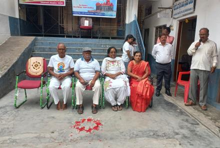 International Day of Yoga celebration at Mamatha School in Bengaluru