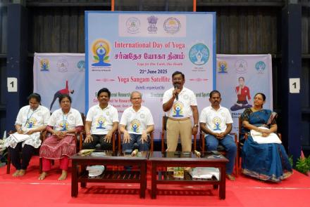 international-day-of-yoga-2025-celebrations-at-pondicherry-university
